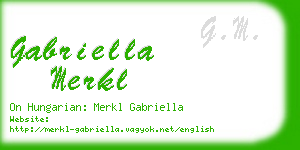gabriella merkl business card